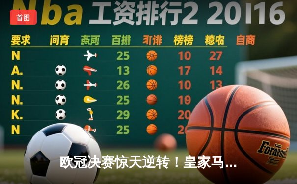 欧冠决赛惊天逆转！皇家马德里3-1力克多特蒙德，维尼修斯双响加冕第15冠